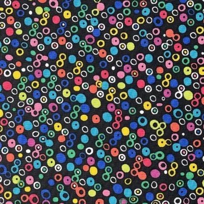 Abstract Fabric Pattern - Colorful Circles