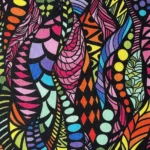 Abstract Swatch Pattern - Stained Glass