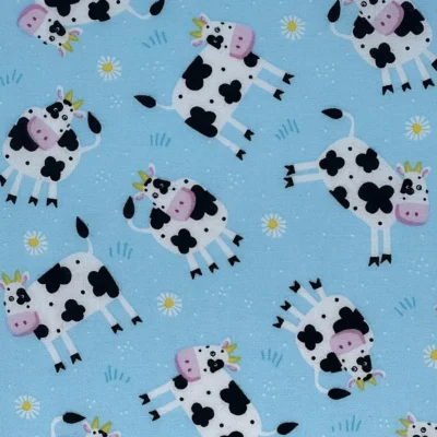 Cows #1 Animal Print Fabric Pattern