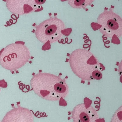 Pigs Animal Print Fabric Pattern