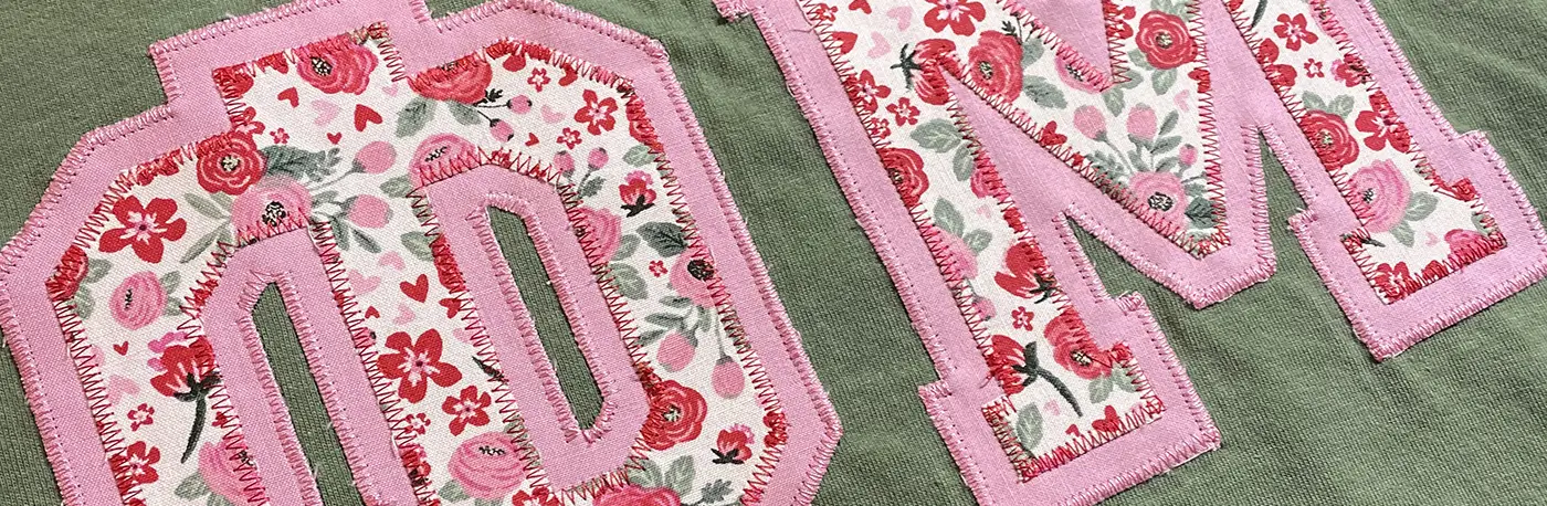 Base fabrics for Letters - Example 1