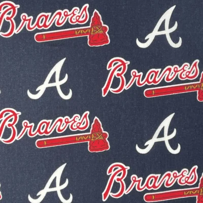 Atlanta Braves Design Fabric Pattern
