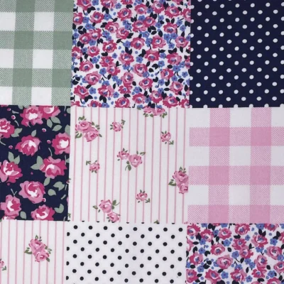 Patchwork Design Fabric Pattern